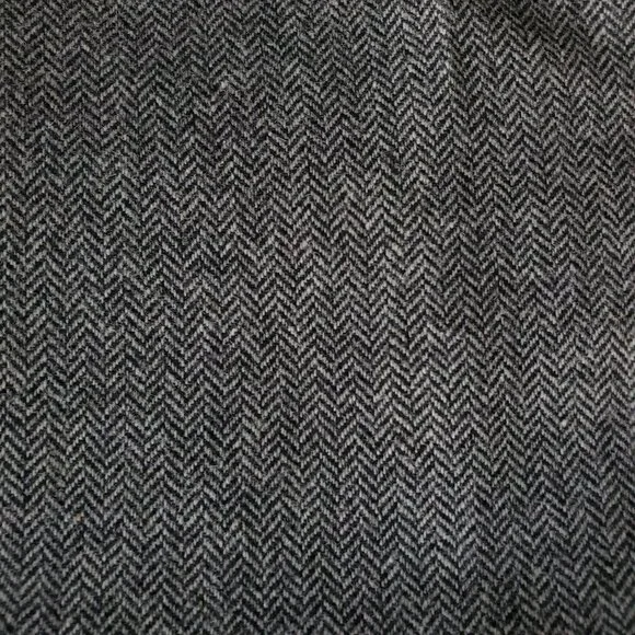 Eddie Bauer Harris Tweed Wool Blend Trousers Side Zipper Wide Leg Size 12 - Picture 7 of 15